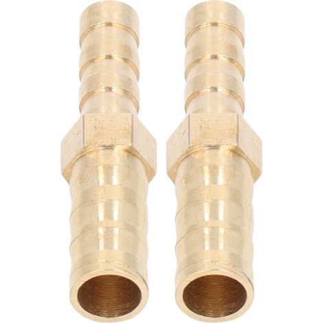 Zweiteiliges Reduzierstück aus Messing mit Sieben, 8 mm (5/16") auf 6 mm (1/4") Sechskant-Gewinde-Reduzierverbindung für Rohre
