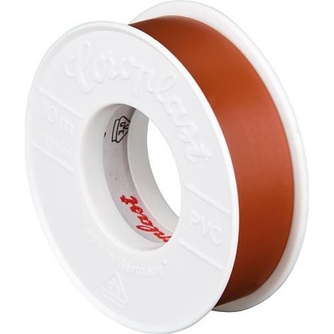 Rubant isolant pour l'electricite marron largeur 15mm longueur 10 metres (1/4)
