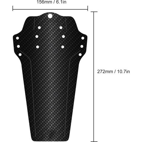 garde-boues de vélo universels pour VTT et vélo de route, avant et arrière, en fibre de carbone. (1/5)