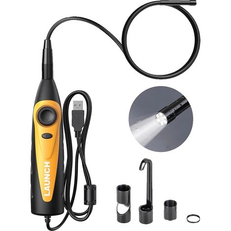 Endoscopio de 5,5 mm de diámetro, cable de 2000 mm de longitud, imágenes de alta definición, resistente al agua IP67, capacidad multiángulo. (1/5)