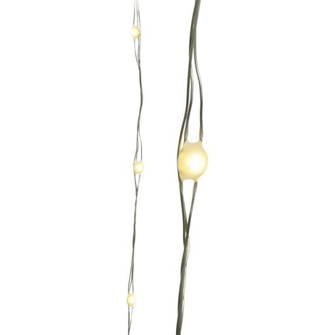 Micro LED gross Twinkle aussen 900cm-180L,silber/wweiss
