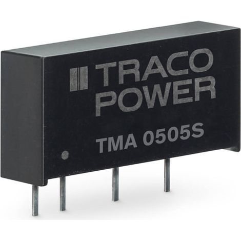 TracoPower TMA 1515S Convertitore DC/DC da circuito stampato 15 V/DC 15 V/DC 65 mA 1 W Num. uscite: 1 x Contenuto 1 pz. (1/2)