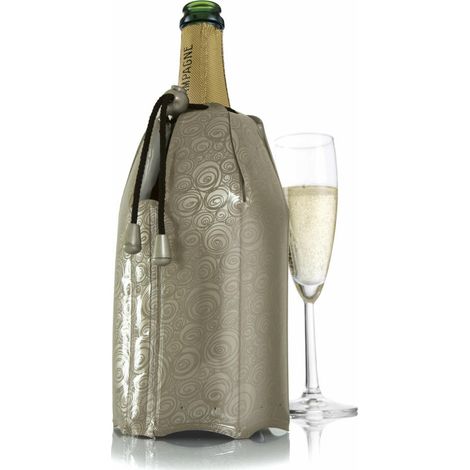 Vacu-Vin Platinium Champagnerkühler in elegantem Gold (1/2)