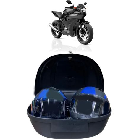 Heckkoffer für Motorräder, 52 l, bietet Platz für 2 Integralhelme (kein Muster verfügbar, derzeit in Entwicklung) (Exklusiv in Mexiko erhältlich) (1/5)
