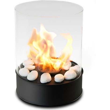 MF - Cheminée bioéthanol de table portable Chantico Glassfire 2,5 kW pour intérieur et extérieur (1/5)