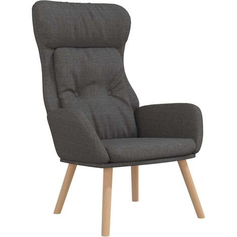 Maison Exclusive - Relaxsessel Dunkelgrau Stoff (1/5)