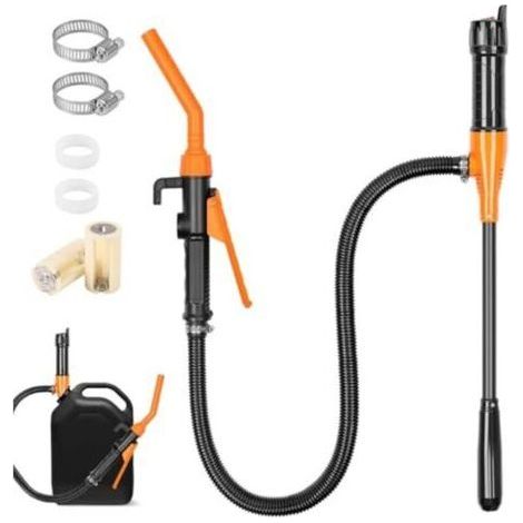 Pompe à batterie portable - Pompe à carburant multifonction à piles - Pompe à siphon électrique pour transvaser l'essence, le diesel, l'eau, le carburant, jusqu'à 9 litres par minute (1/4)