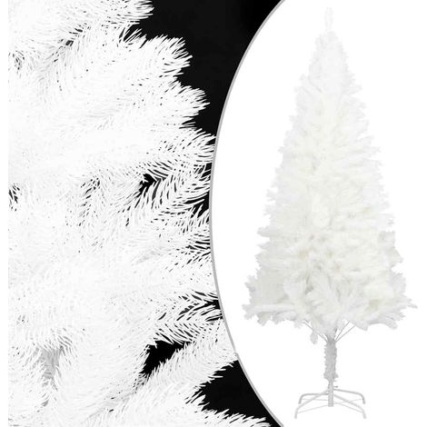Sapin de Noël artificiel  Arbre de Noël Aiguilles réalistes Blanc 120 cm 26452 (1/5)