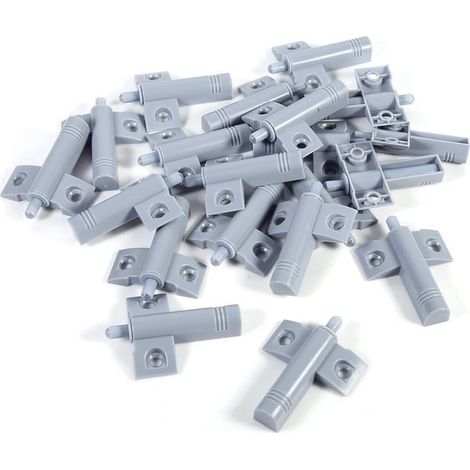 Lot de 20 Arrêt de Porte Amortisseurs de Porte Armoire Tiroir Pare-Chocs Tampons Souple Coussin Quiet (Gris) (1/5)