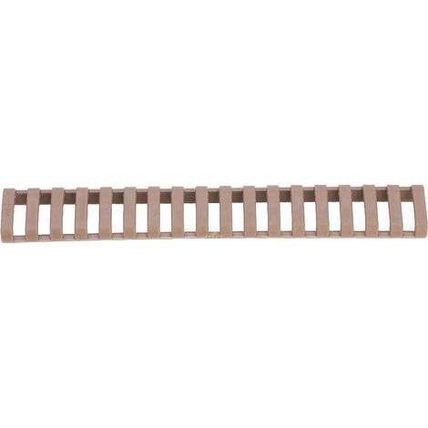 Protecteur de Rail Picatinny en 4 Sections, Garde-Mains en Caoutchouc Souple (Coloris Sable)