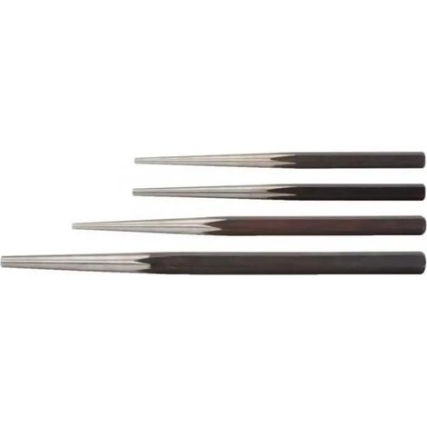 Kstools Set di 4 Punzoni in Acciaio Speciale