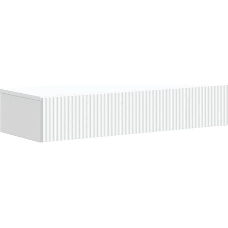 Wall-Mounted Side Table Wall-mounted White 87.5 x 34.5 x 17 cm vidaXL