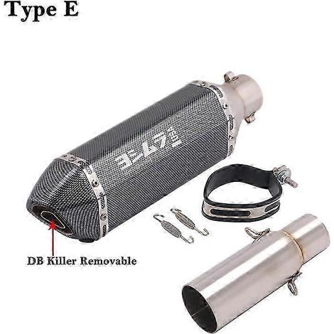 Silenciador De Escape Para Motocicleta, Tubo De Enlace Medio, Db Killer, Para Piaggio Beverly 125, 300, Mp3, 125, 250, 300, Lt, X10, 2008-2016( E) (1/5)