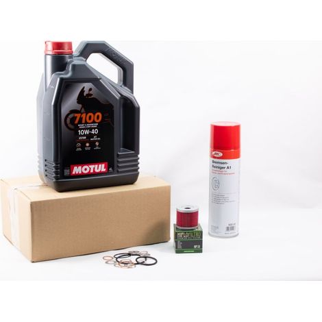 Kit Entretien Vidange Standard pour SUZUKI DR 125 de 1982 à 1994 - MOTUL 7100 10W40 4L