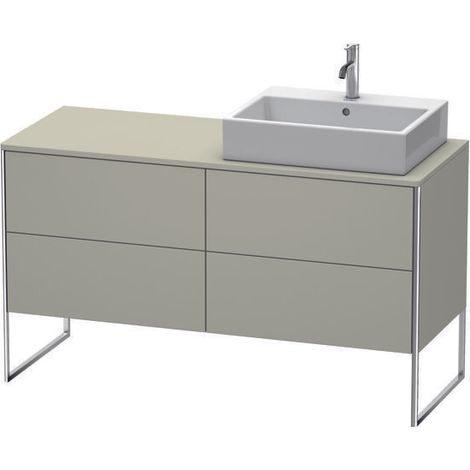 Meuble sous-lavabo Duravit XSquare 140,0 x 54,8 cm, 4 tiroirs, (1/2)