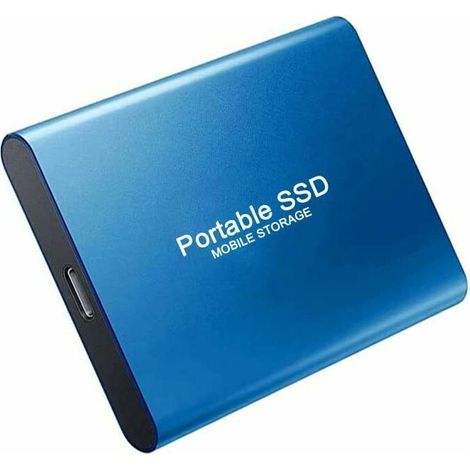 Extension et mise à niveau Disque SSD mobile Disque SSD portable 14 To (bleu), (1/5)
