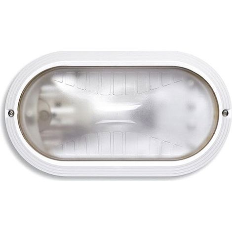 Plafoniera Esterno Contemporanea Owen Pc Bianco 1 Luce E27 Ip44 (1/2)