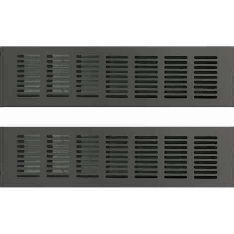 Sjqka – Grille de ventilation rectangulaire 80 × 300mm – Aluminium pour espaces confinés – Ventilation optimale cuisine, salle de bain, bureau (1/5)