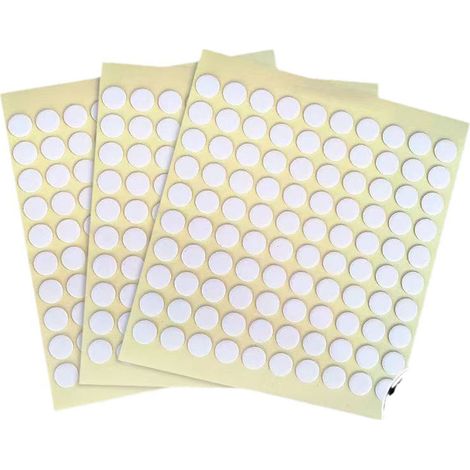 Doppelseitiges Punktklebeband, transparentes Punktklebeband für Bastelarbeiten und den Haushalt, 1 Blatt, 20 Punkte (1/5)