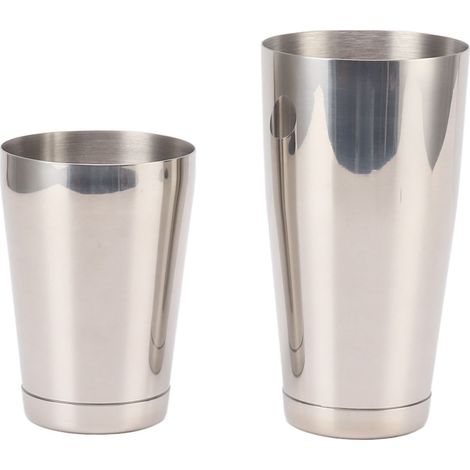Cocktailshaker aus Edelstahl 304, Barmixer mit spiegelnder Oberfläche und Bodenbecher zur Getränkezubereitung (1/5)