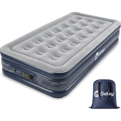 Sekey Luftbett mit Pumpe Gästebett Luftmatratze Selbstaufblasend 203 x 102 x 40 cm