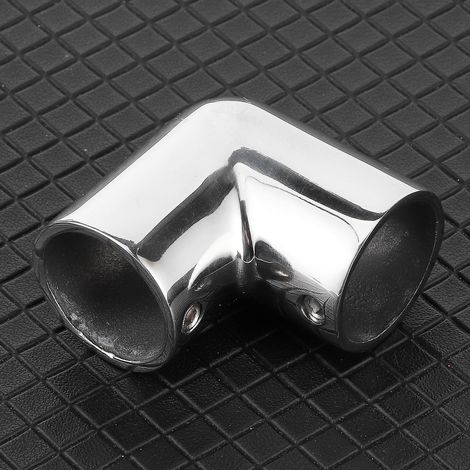 Raccord de tuyau pour bateau, coude à 90°, joint de tube, acier inoxydable, pour main courante, 25 mm/1 pouce (1/3)