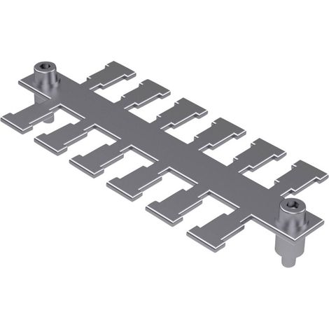 Hebotec 1041-012C Hebotec 1041-012C barra fermacavi Supporto di fissaggio arrivo cavi Acciaio inox 1 pz.