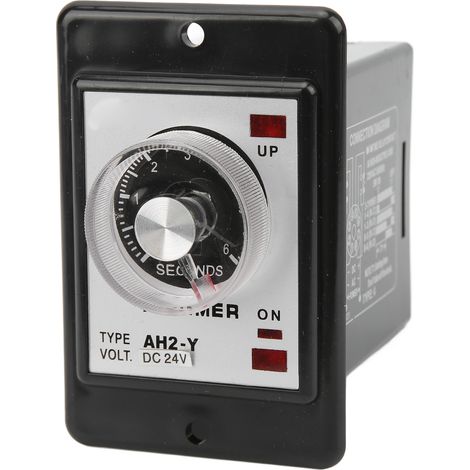 Minuteur AH2-Y 6S compact à aiguille de 2,4 m pour équipements d'automatisation et armoires électromécaniques, 24 V CC (1/5)