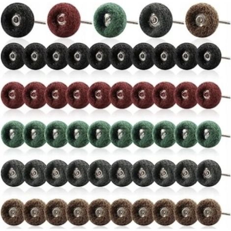Spazzole per lucidatura da 20 mm per mini levigatrice, 50 pezzi, Falon-Tech FT5020