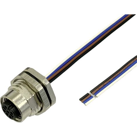 BKL Electronic 2703009 Sensor/Aktor Einbaubuchse M12 0.5 m Polzahl Sensoren: 3 1 St.