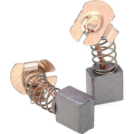 Jeu de 2 Charbons Moteur CB441 CB-441 CB-432 pour Perceuse Électrique, Balais de Remplacement Carbone, Pièce Détachée Compatible Outil Rotatif (1/5)