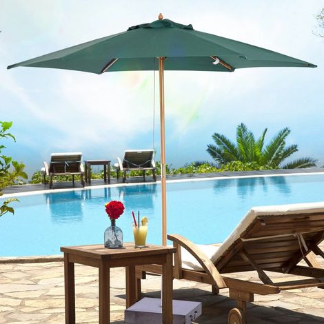 Parasol easycomfort imperméable inclinable 250x230 cm