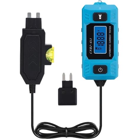 Testeur de relais automobiles Chercheur de pannes de circuit automobile de haute précision avec écran LCD Testeur de fusibles 20 A et 48 V avec lumière pour l'entretien du véhicule (1/5)