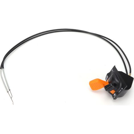 Levier d'accélérateur/starter avec câble AM140333, compatible avec les modèles John Deere X305R, X310, X530, X300, X300R et X304. (1/5)