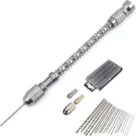 Coffret de 20 forets hélicoïdaux semi-automatiques (0,3-1,6 mm) HIAIM (1/5)