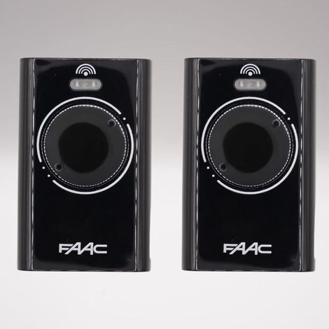 Télécommande FAAC XT2 868 SLH NOIR Pack de 2 - Noir (1/4)