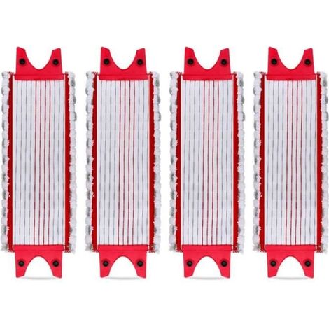 Lot de 4 Replacement Microfibre Pad pour Vileda EasyWring Ultramax/ 1-2 Spray Tampons de Microfibre pour Vileda Ultramax (1/4)