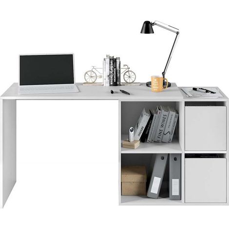 Mesa Escritorio Multiposiciones Blanco Artik 120-152x74x77-49 cm (1/10)