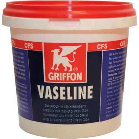 Griffon – Vaseline sans acide 1 kg – Tube pour applications spécifiques – Température d'utilisation -20 à 45 °C – Solution efficace pour bricolage