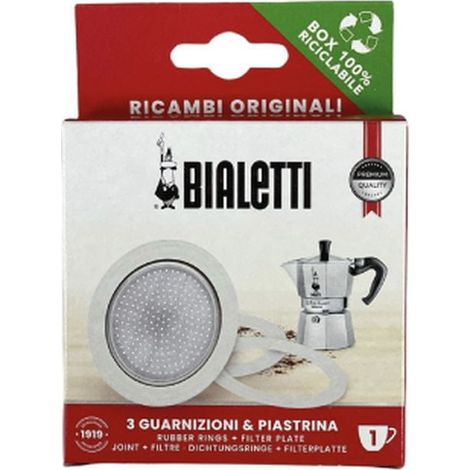 Confezione 3 Guarnizioni+1 Piastrina Tz.12