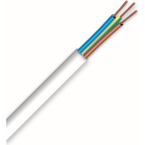 Cavo h05vv-f 3g2,5 mt 10 bianco - electraline