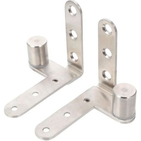2pièces Charnière Acier Inoxydable Pour Porte Et Fenêtre Charnière Cachée Facile À Installer Et Convient Pour Meubles Et Placards (1/5)