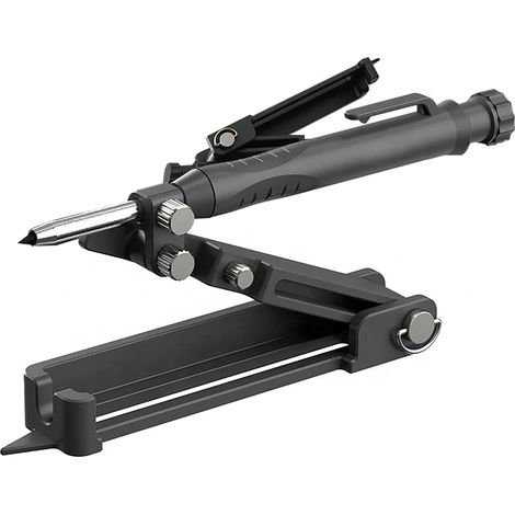 Traceur Contour Menuiserie Aluminium 15 Applications Scriber Marquer Plinthes Carrelage Cercle Échelle Graduée Léger (1/5)