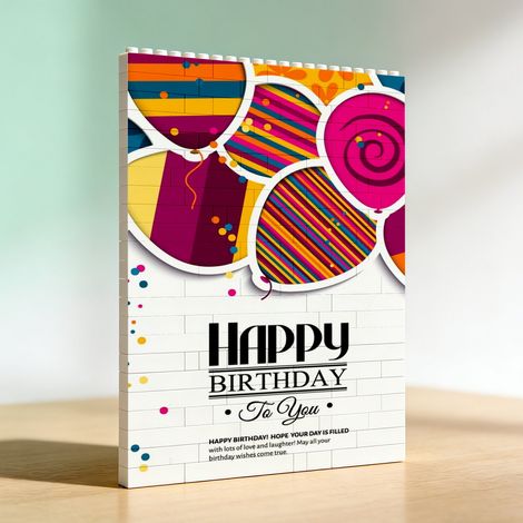 Cadre photo en briques à faire soi-même, cadeaux d’anniversaire pour amoureux et couples (1/5)