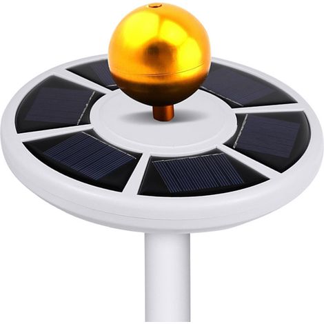 LED-Solar-Fahnenmastleuchte, wasserdicht, ideal für Zelt oder Villenhof. (1/5)