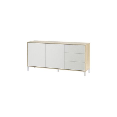 KIT CREDENZA BROOKLYN 2 ANTE + 3 CASSETTI CANADIAN/B.ARTIK- 1,0 pz