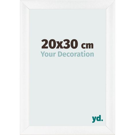 yd. - Cadre photo 20x30 - Blanc Mat - MDF - Pisa (1/5)