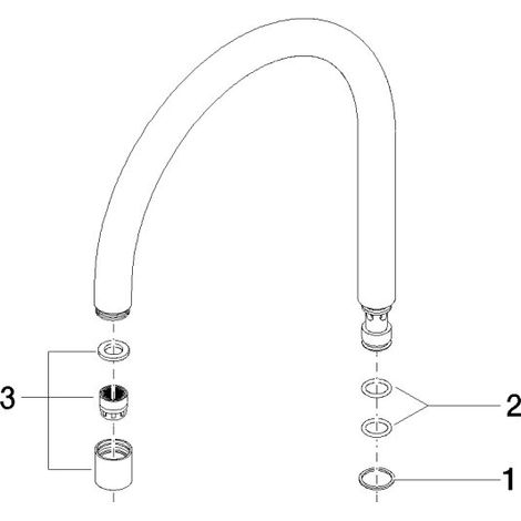 Dornbracht 90282221102-00 Becquet Pièces détachées