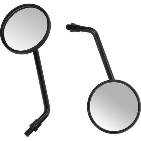 Universeller 3,4-Zoll-M10-Lenkerseitenspiegel für Motorräder, Paar Rückspiegel für Motorräder (1/5)