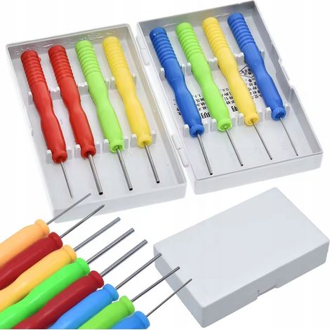 PinEx ProKit 8 – Entlötnadeln Edelstahl  8 Stück 0,8–2,0 mm Set mit Gabeln  Für Arduino und Steckverbinder